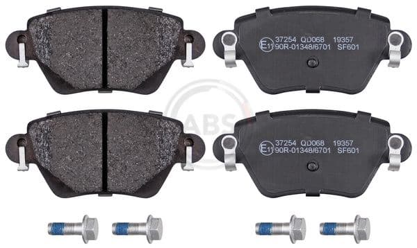 set placute frana,frana disc ABS 37254