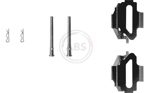 Set accesorii, placute frana ABS 1168Q