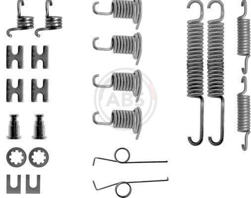Set accesorii, sabot de frana ABS 0702Q