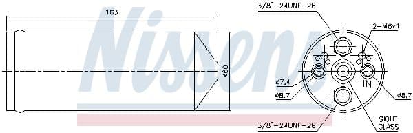 uscator,aer conditionat NISSENS 95523