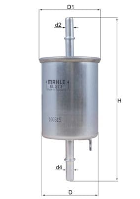 filtru combustibil MAHLE KL 573