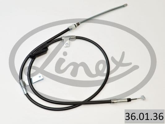 Cablu, frana de parcare LINEX 36.01.36