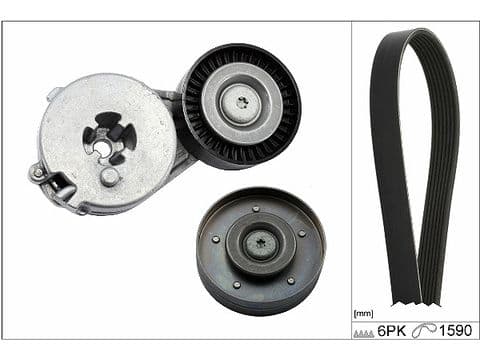Set curea transmisie cu caneluri Schaeffler INA 529 0500 10