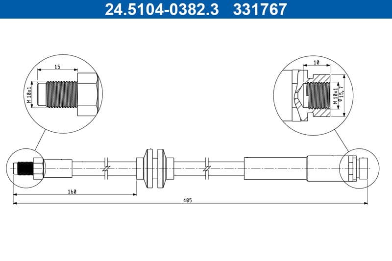 Furtun frana ATE 24.5104-0382.3