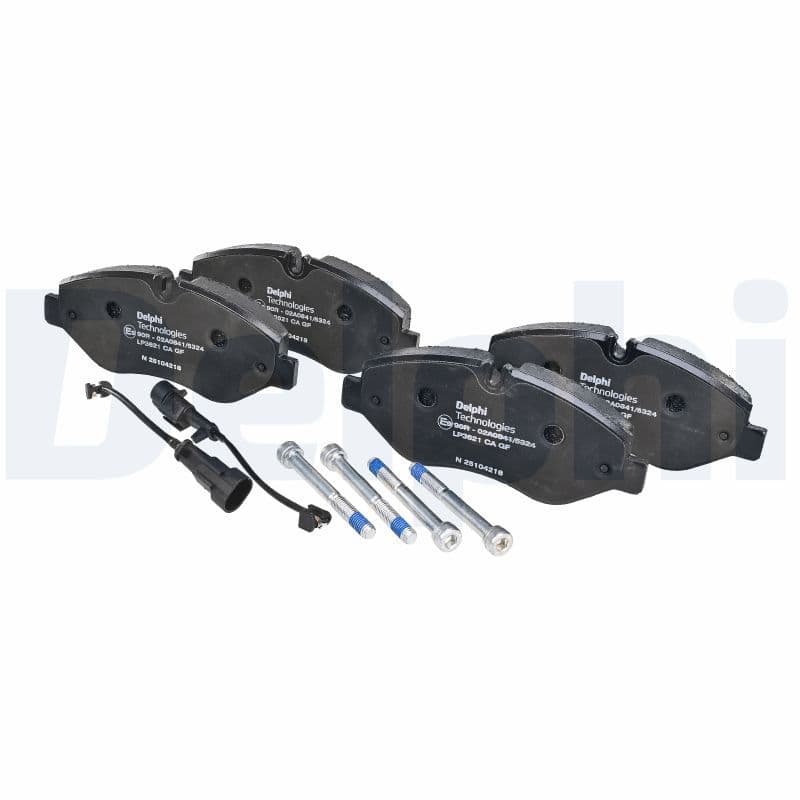 set placute frana,frana disc DELPHI LP3621