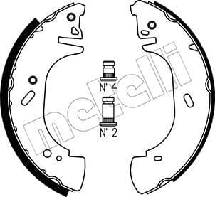 Set saboti frana METELLI 53-0313