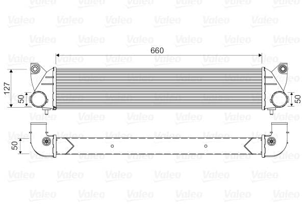 Intercooler, compresor VALEO 818348