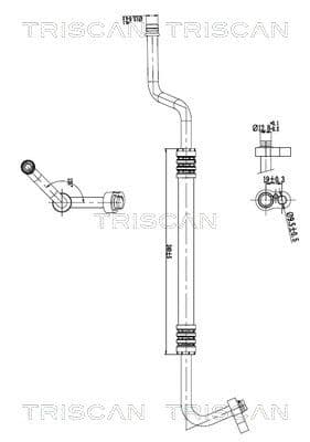 conducta presiune variabila,aer conditionat TRISCAN 9010 23024
