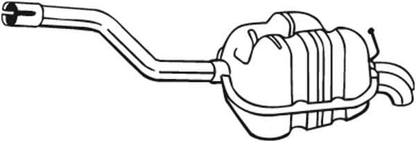 Toba esapament finala BOSAL 233-871