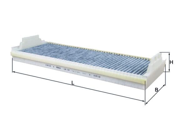 Filtru, aer habitaclu MAHLE LAK 154