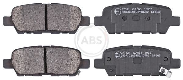 set placute frana,frana disc ABS 37321