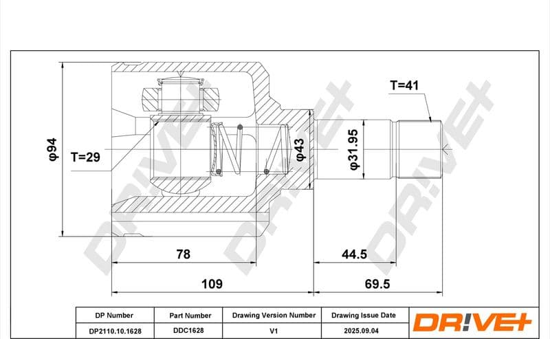 Set articulatie, planetara DR!VE+ DP2110.10.1628
