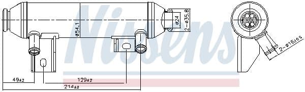 Radiator, recirculare gaze de esapament NISSENS 989419