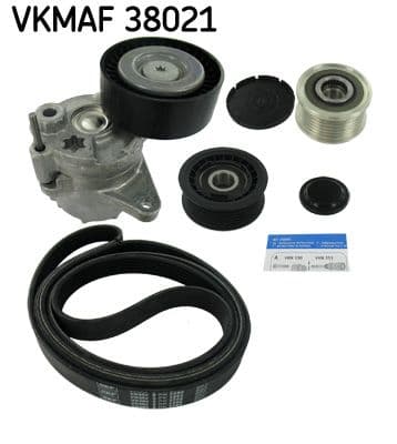 Set curea transmisie cu caneluri SKF VKMAF 38021