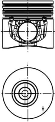 Piston KOLBENSCHMIDT 40269600