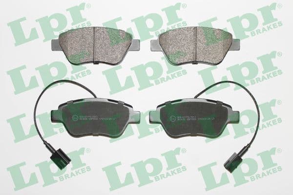 set placute frana,frana disc LPR 05P1656