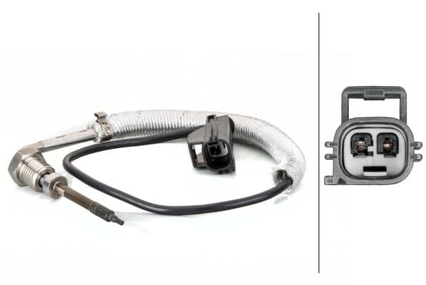 Senzor, temperatura gaze evacuare HELLA 6PT 014 495-111