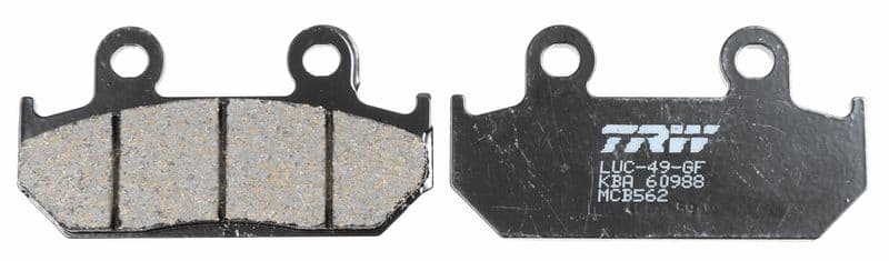 set placute frana,frana disc TRW Organic Allround MCB562
