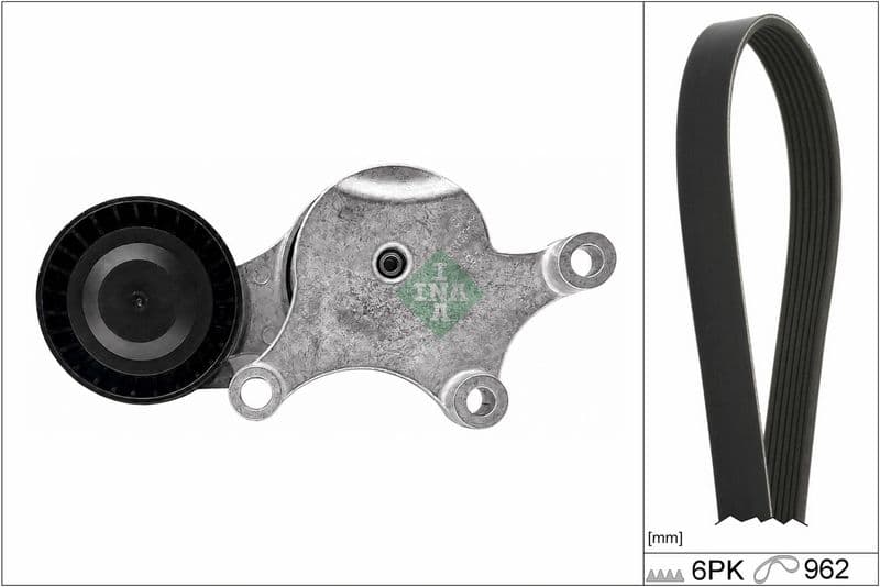 Set curea transmisie cu caneluri Schaeffler INA 529 0298 10