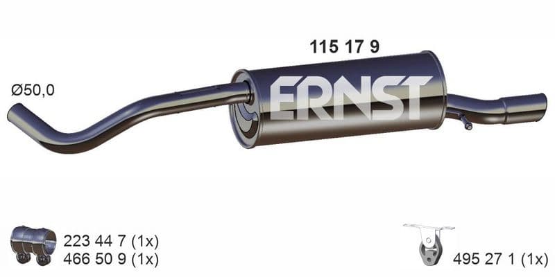 Toba esapament finala ERNST 115179