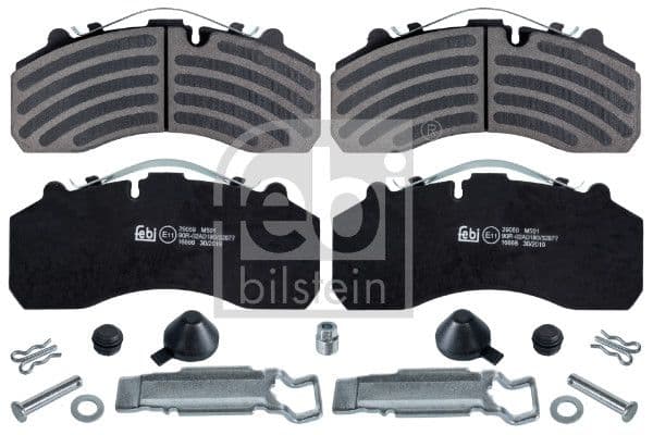 set placute frana,frana disc FEBI BILSTEIN 16666