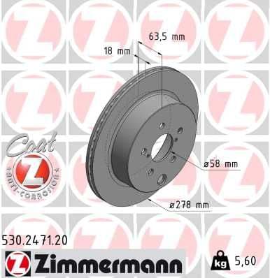 Disc frana ZIMMERMANN COAT Z 530.2471.20