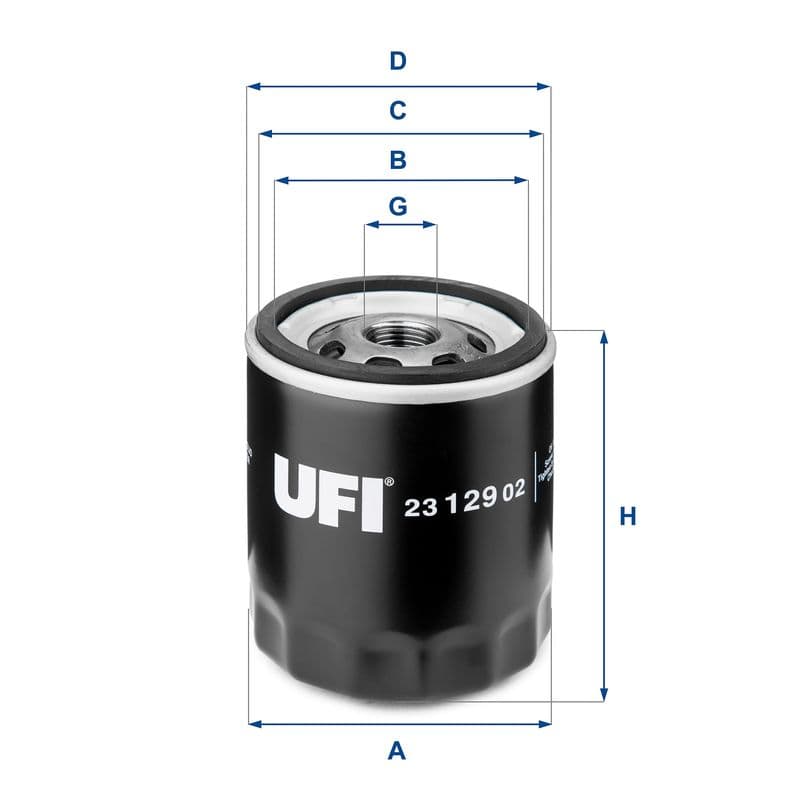 Filtru ulei UFI 23.129.02