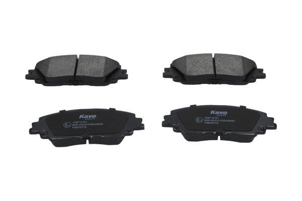 set placute frana,frana disc KAVO PARTS KBP-9161