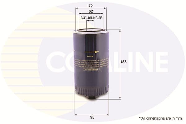 Filtru ulei COMLINE EOF054