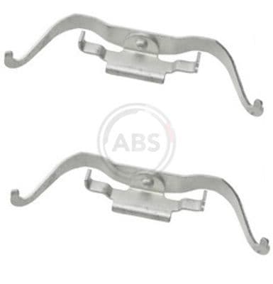 Set accesorii, placute frana ABS 1790Q