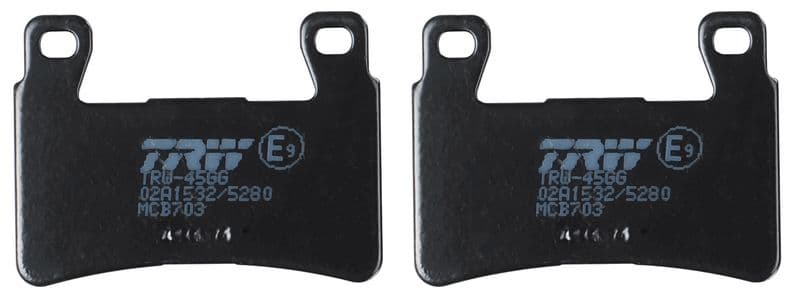 set placute frana,frana disc TRW Organic Allround MCB703