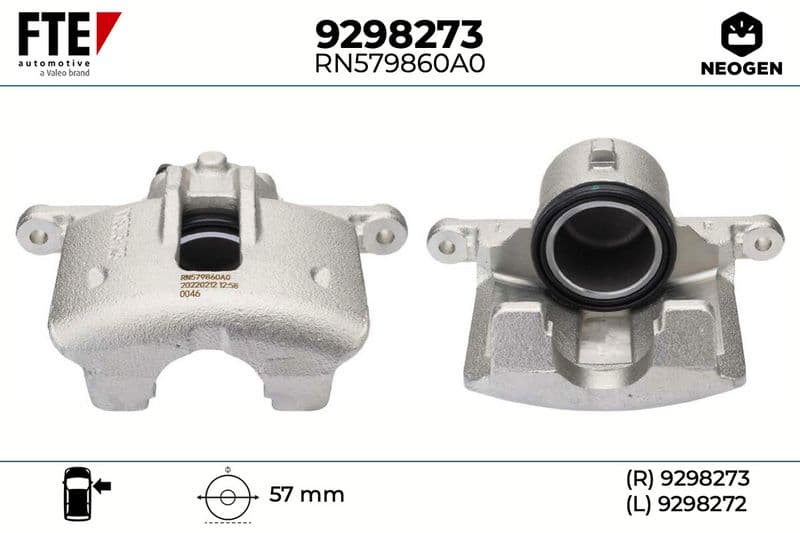 Etrier frana FTE NEOGEN 9298273