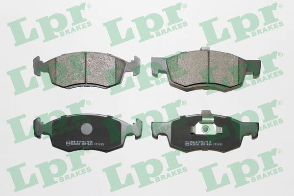 set placute frana,frana disc LPR 05P1654