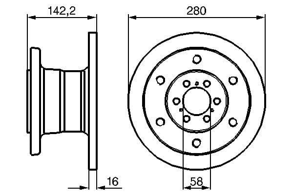 Disc frana BOSCH 0 986 478 649