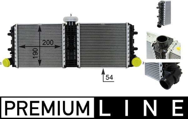 Radiator, racire motor MAHLE BEHR *** PREMIUM LINE *** CR 77 000P