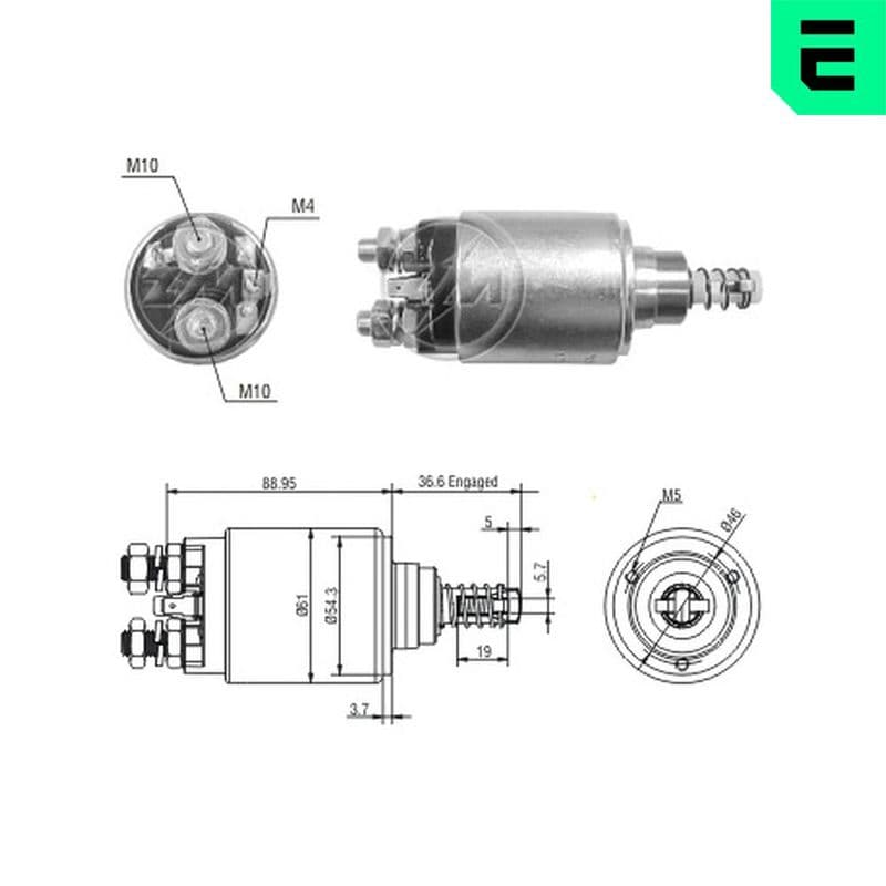 Solenoid, electromotor ERA ZM8640