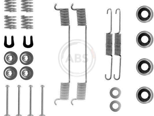 Set accesorii, sabot de frana ABS 0635Q