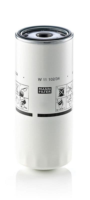 Filtru ulei MANN-FILTER W 11 102/34