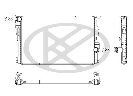 Radiator, racire motor KOYORAD PL423536