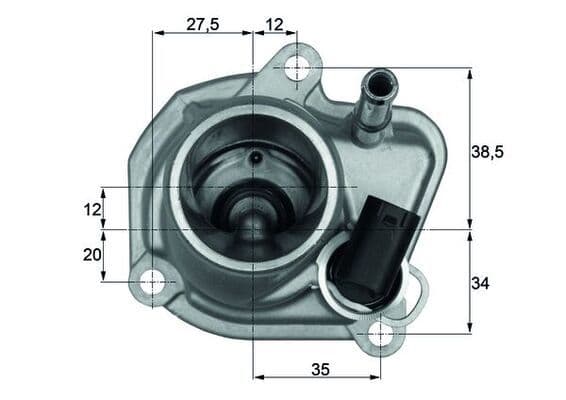 termostat,lichid racire MAHLE BEHR TI 29 87