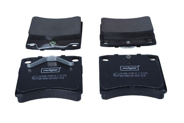 set placute frana,frana disc MAXGEAR 19-0438