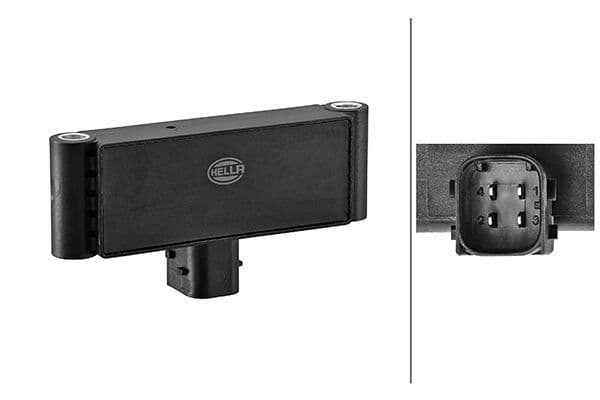 Senzor, presiune gaze evacuare HELLA 6PP 009 409-651