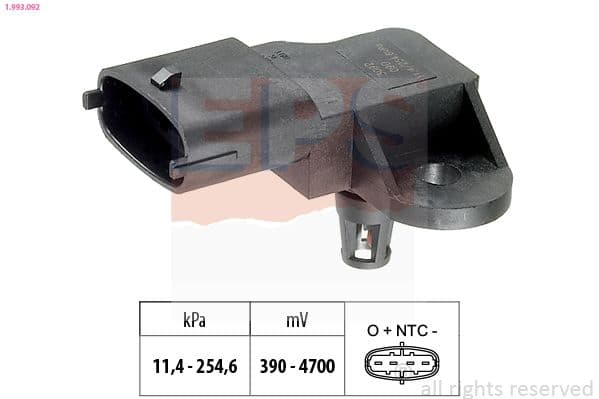senzor presiune aer EPS Made in Italy - OE Equivalent 1.993.092