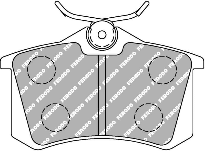 set placute frana,frana disc FERODO FCP541R