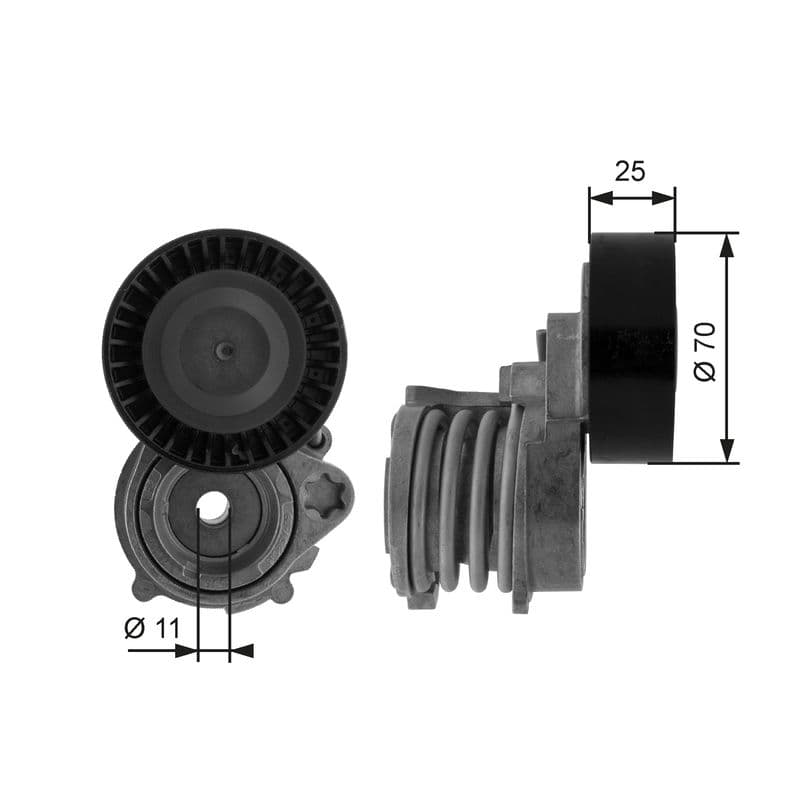 Intinzator curea, curea distributie GATES T38384