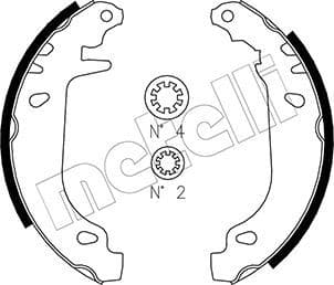 Set saboti frana METELLI 53-0022