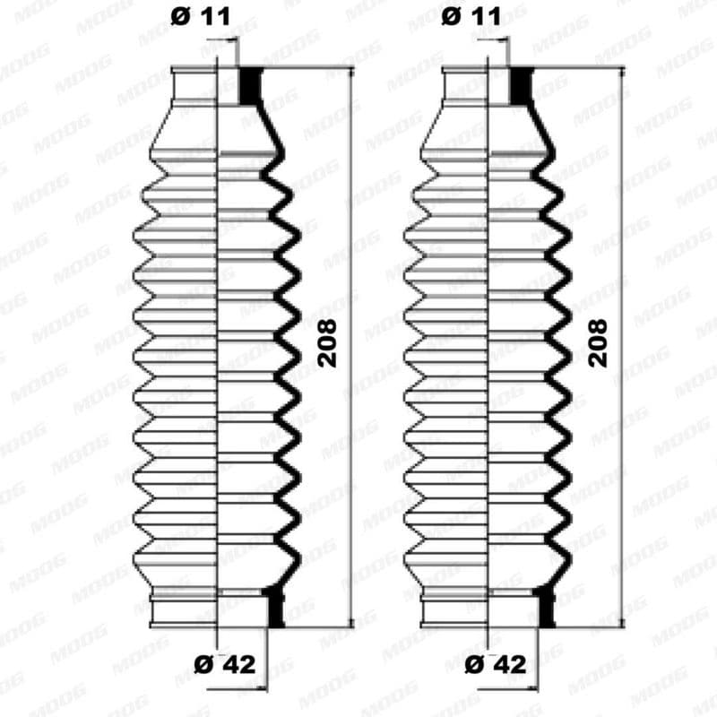 Ansamblu burduf, directie MOOG K150083