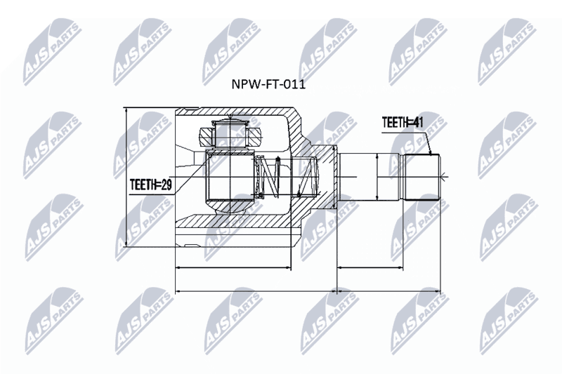 Set articulatie, planetara NTY NPW-FT-011