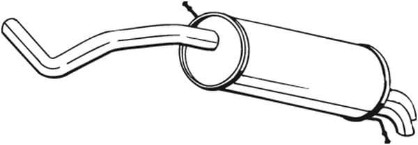 Toba esapament finala BOSAL 278-107