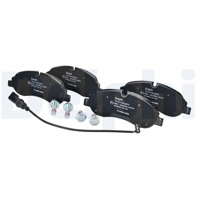 set placute frana,frana disc DELPHI LP3682